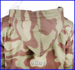 Ww2 German Elite Army Italian Camo Fur-lined Winter Parka Coat Size M