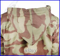 Ww2 German Elite Army Italian Camo Fur-lined Winter Parka Coat Size XL