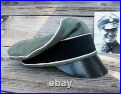 Ww2 German Elite Crusher Cap Joachim Peiper Style. Top Replica