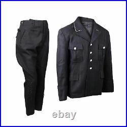 Ww2 German Elite M32 Black Wool Tunic & Breeches Size M