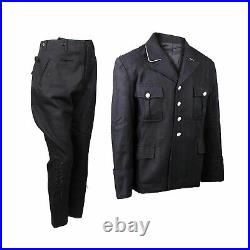 Ww2 German Elite M32 Black Wool Tunic & Breeches Size S