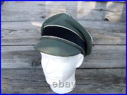 Ww2 German Elite Officer Crusher Old Style With Cloth Visor