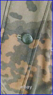 Ww2 German Elite Vintage Oak Leaf Camo Winter Reversible Parka Wwii