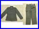 Ww2 German Em M40 Field Grey Green Wool Tunic & Trousers Size XXL