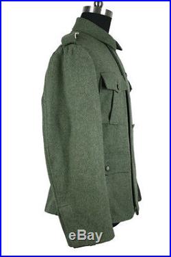 Ww2 German Enlisted Men Field-green M40 Wool Jacket (custom Made)-32590