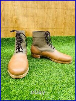 Ww2 German Handmade Dak Low Boots