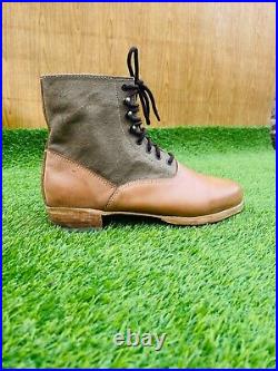 Ww2 German Handmade Dak Low Boots