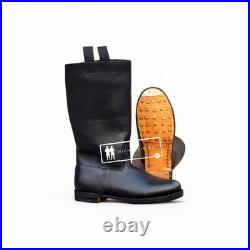Ww2 German Jackboots M39 Black Leather Marschstiefel Marching Boot- All Sizes