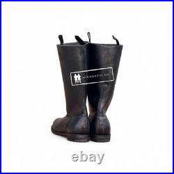 Ww2 German Jackboots M39 Black Leather Marschstiefel Marching Boot- All Sizes