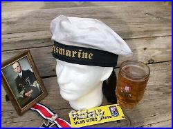 Ww2 German Kriegsmarine Sailor Tally Cap, Classic Shape (nice Replica)