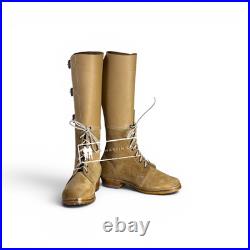 Ww2 German M33 Reichswehr Em/nco Jackboots Leather Marschstiefel Repro All Sizes