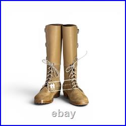 Ww2 German M33 Reichswehr Em/nco Jackboots Leather Marschstiefel Repro All Sizes