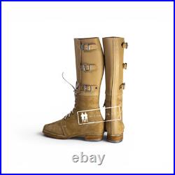 Ww2 German M33 Reichswehr Em/nco Jackboots Leather Marschstiefel Repro All Sizes