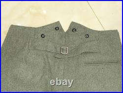 Ww2 German M36 Em Wool Field Tunic & Trousers Set Size M Wwii Repro