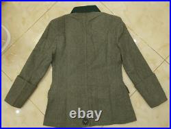 Ww2 German M36 Officer Wool Field Tunic & Breeches Set Size XL Wwii Repro