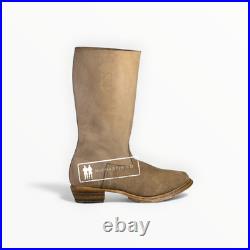 Ww2 German M39 Jackboots Natural Leather Marschstiefel Military Repro -all Sizes
