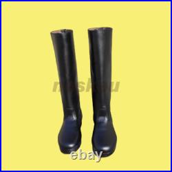 Ww2 German M39 Marching Jack Boot Black Leather Hobnails Boots, All Size Avail