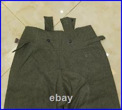 Ww2 German M43 Wh Em Field-grey Wool Jacket & Trousers Set XXL Wwii Repro