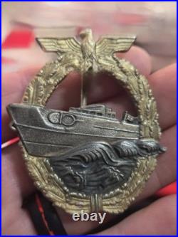 Ww2 German Navy E-boat / Patrol / Torpedo Badge Award