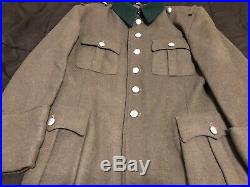 Ww2 German Officer Tunic Brand New Reproduction Dagger Hook Re-enactment