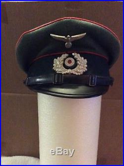 Ww2 German Officers Original NCO Panzer visor Cap/Hat