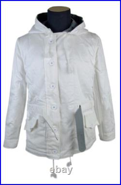 Ww2 German Reproductions Mouse Grey /white Winter Reversible Parka, Size L