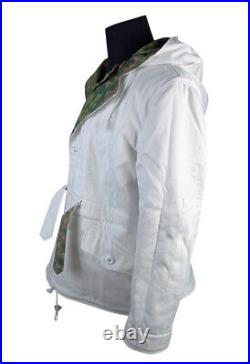 Ww2 German Reproductions Peas Dot 44 /white Winter Reversible Parka, Size XXXL