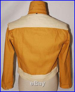 Ww2 German Sa Cotton Jaket And Trousers With Black Piping M -32345