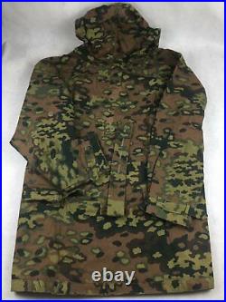 Ww2 German Spring And Autumn Oak Camo Reversible Mountain Anorak Smock Coat, M