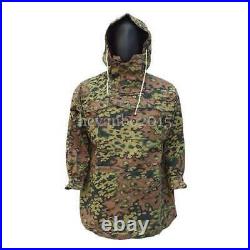 Ww2 German Spring And Autumn Oak Camo Reversible Mountain Anorak Smock Coat, M