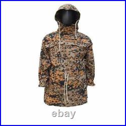 Ww2 German Spring And Autumn Oak Camo Reversible Mountain Anorak Smock Coat, M