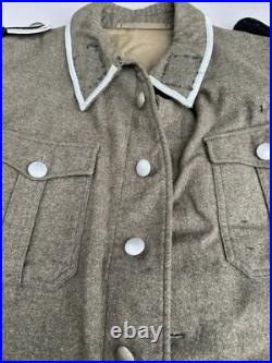 Ww2 German Tunic Reproduction WWII Reenactment Wool Officer Jacket Uniform M