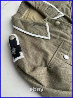 Ww2 German Tunic Reproduction WWII Reenactment Wool Officer Jacket Uniform M