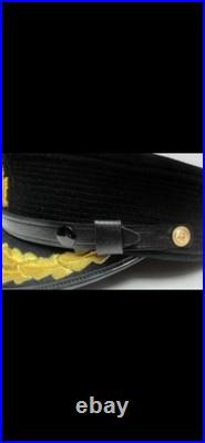 Ww2 German Uniform Hat Kreigsmarine Admirals Hat Size 56 Erel Removable Top