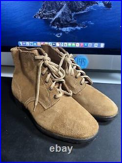 Ww2 German low boots, Schnurschuhe M37 ankle boots Size 8? Leather Suede