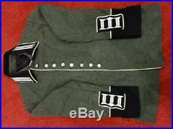 Ww2 German tunic only Large size with collar tabs and cuffs titles same day ship