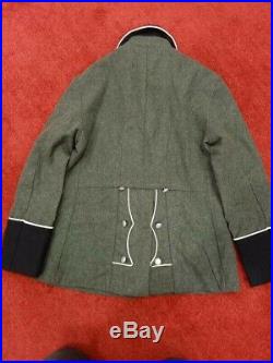 Ww2 German tunic only Large size with collar tabs and cuffs titles same day ship