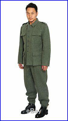 Ww2 Wwii German M36 Em Wool Field Military Uniform Set Tunic & Trousers L