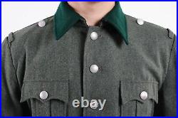 Ww2 Wwii German M36 Officer Wool Field Military Uniform Tunic & Breeches L