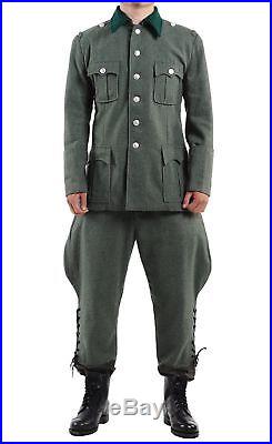 Ww2 Wwii German M36 Officer Wool Field Military Uniform Tunic & Breeches XL