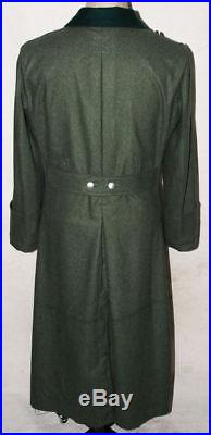 Ww2 Wwii German Wh M36 M1936 Field Grey Wool Overcoat Greatcoat Coat Size XL