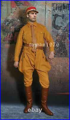 Ww2 german famous yellow &brown tunic and breeches set