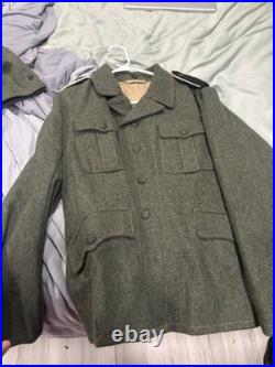 Ww2 german m37 tunic size medium wool made by miliaria harbor