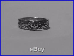 Ww2 german ring with runs and skull