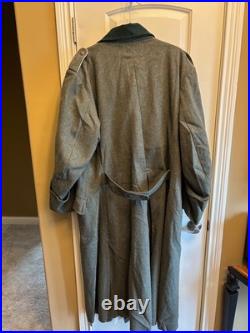 Ww2 m36  German Wool greatcoat XL
