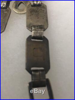 Ww 2 german dagger chain, non magnetic silver or nickel. WW 2 vet bring back