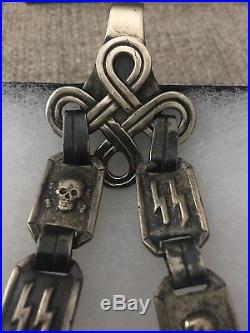 Ww 2 german dagger chain, non magnetic silver or nickel. WW 2 vet bring back