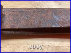 Wwi / Wwii German Boot Fighting Knife Metal Scabbard Sheath With / Spring Clip