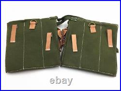Wwii German Army Elite Mp44 Canvas Pouch Equipment Combination Solider Belt Set