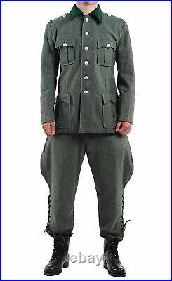Wwii German Army M36 Officer Wool Field Tunic & Breeches Size M